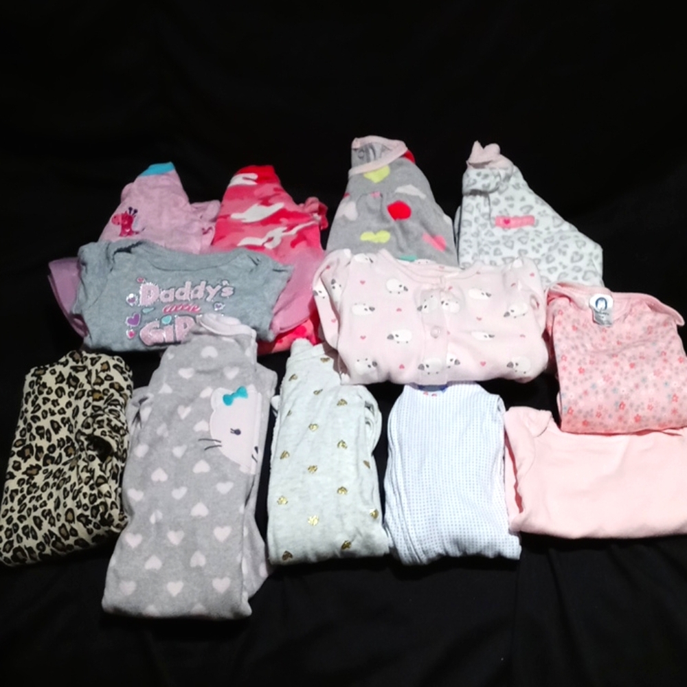 3 Piece (0-6Months) Pajama Bundle